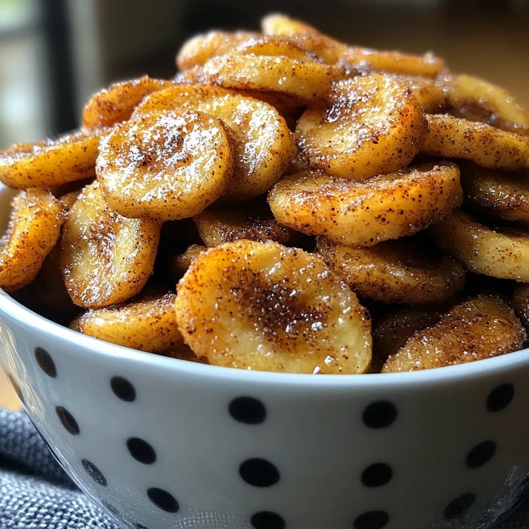 Chips de Banane à la Cannelle à la Friteuse à Air : Une Recette Incroyable Ultime