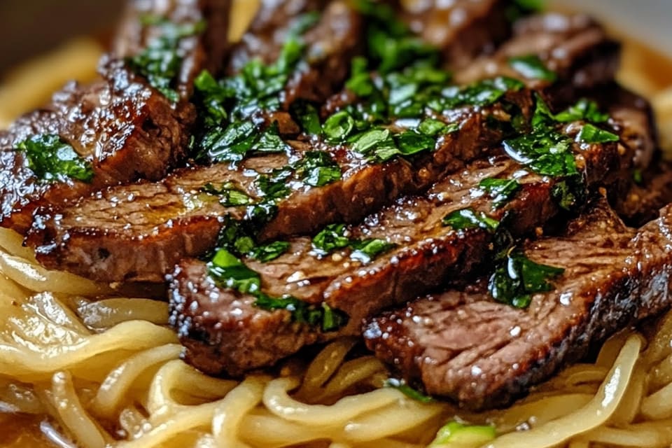 Garlic Butter Steak Lightning Noodles: An Amazing Ultimate Recipe