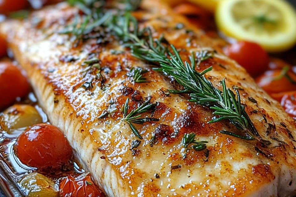Mediterranean Baked Fish: An Amazing Ultimate Delight for 4