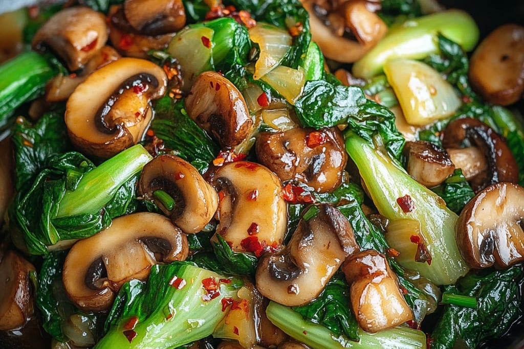 Bok Choy and Mushroom Stir Fry: An Incredible Quick Vegetable Delight