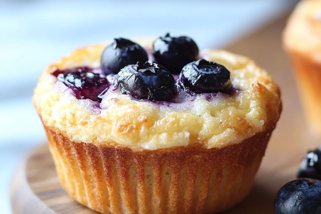 Low Carb Keto Blueberry Cheese Muffins: An Incredible 7-Ingredient Snack