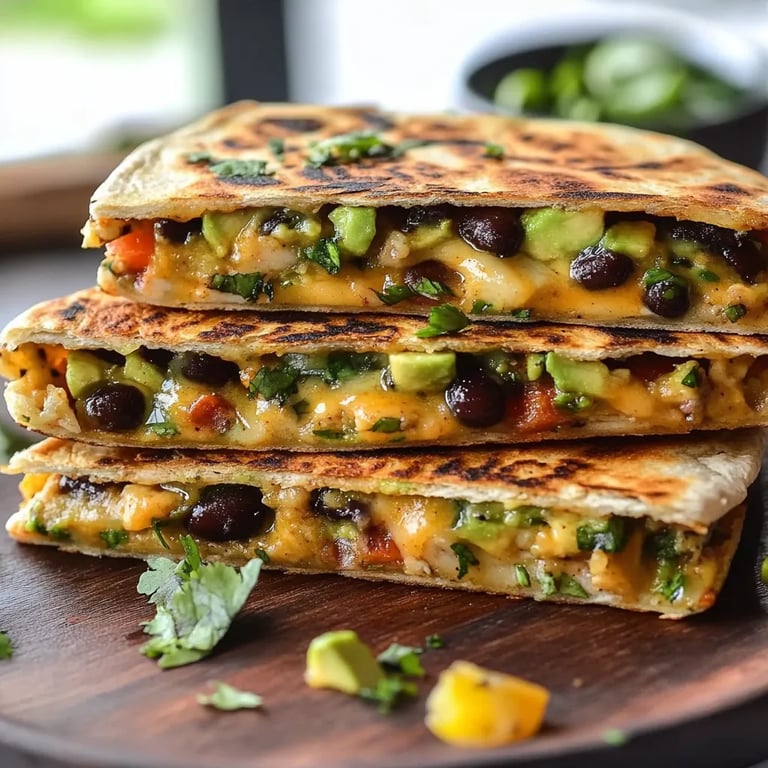 Vegan Quesadillas w/ Black Beans & Avocado: The Incredible 7-Step Recipe