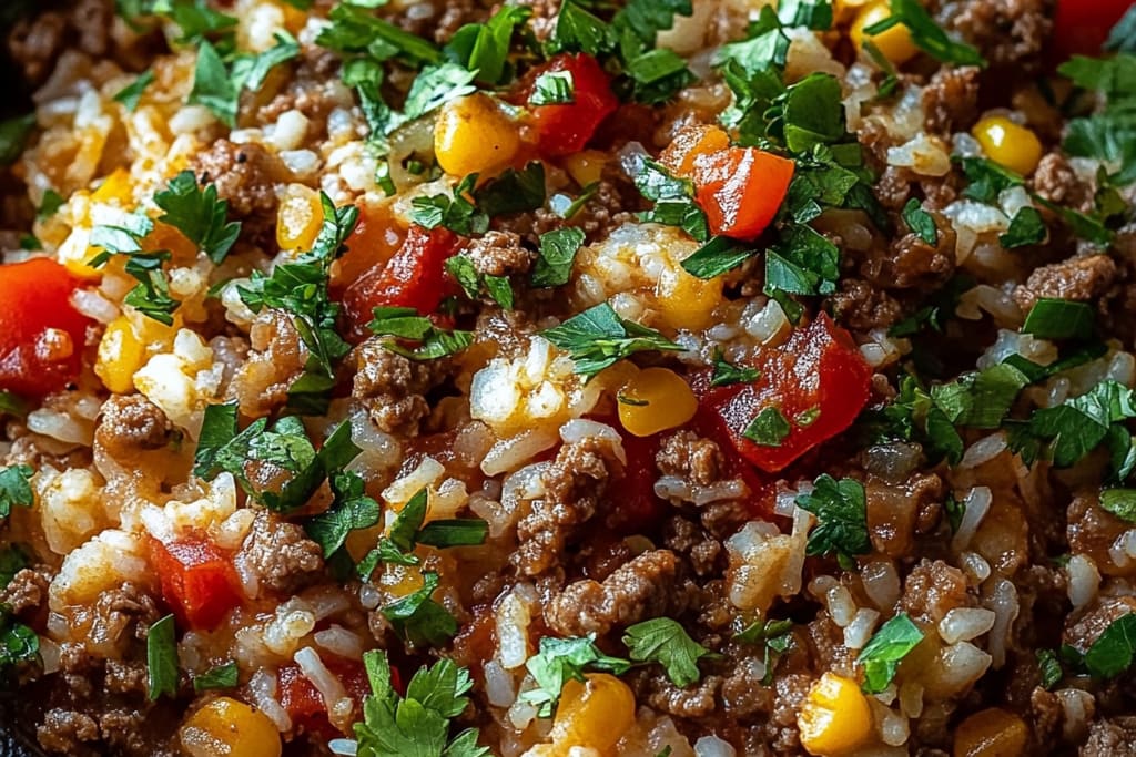 Ground Beef and Rice Skillet: An Amazing Ultimate Recipe