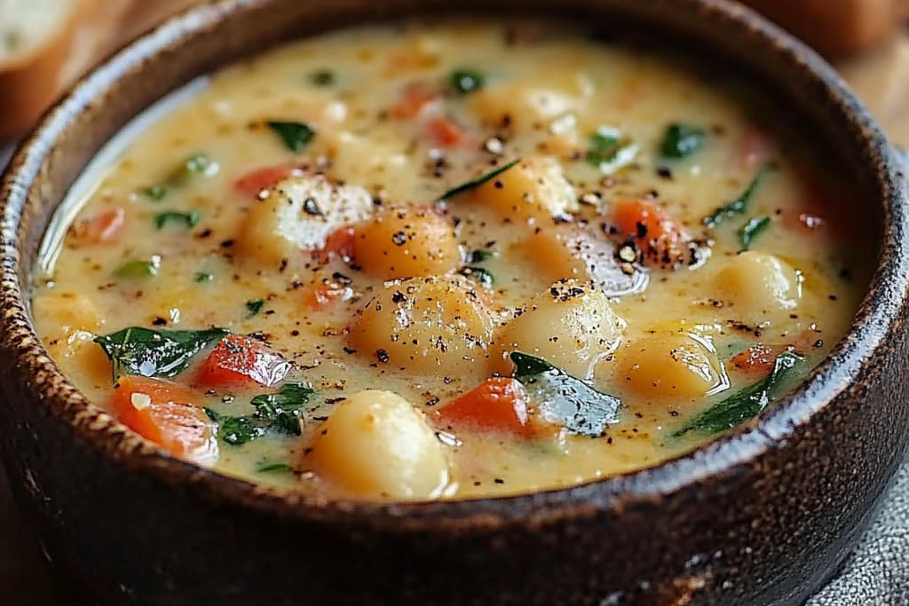 Soupe Crémeuse aux Haricots : Une Évasion Confortable et Nutritive