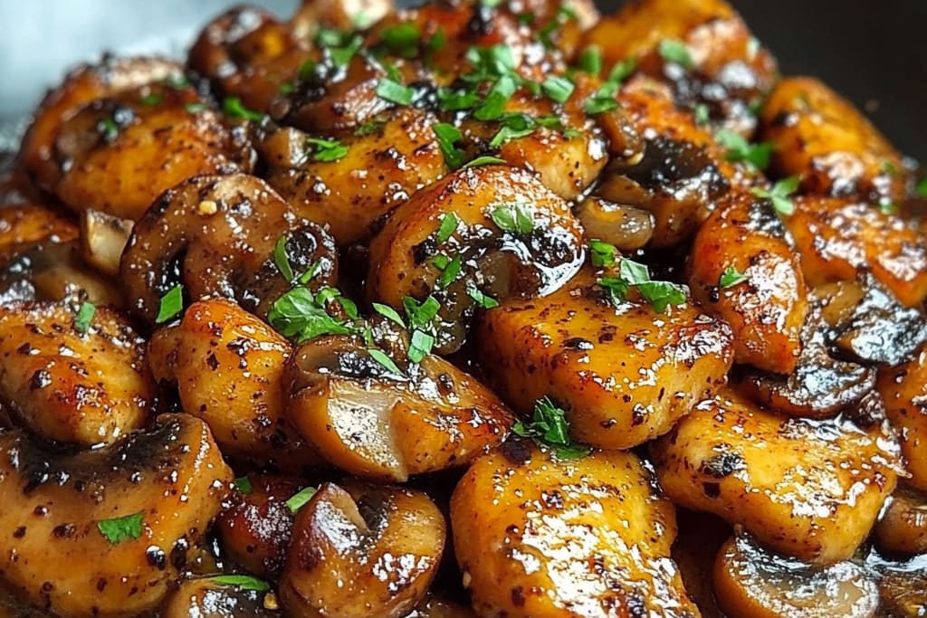 Black Pepper Chicken with Mushrooms: An Incredible Ultimate Recipe for 4