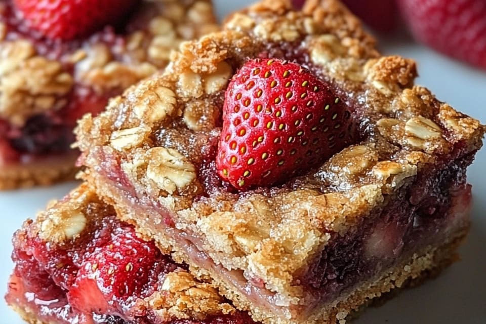Healthy Strawberry Oatmeal Bars: An Incredible Ultimate Snack Recipe