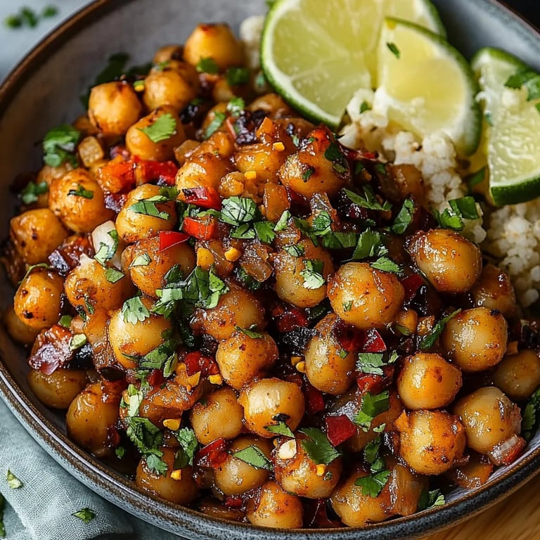 Hot Honey Sticky Cauliflower & Chickpeas: An Incredible Ultimate Recipe