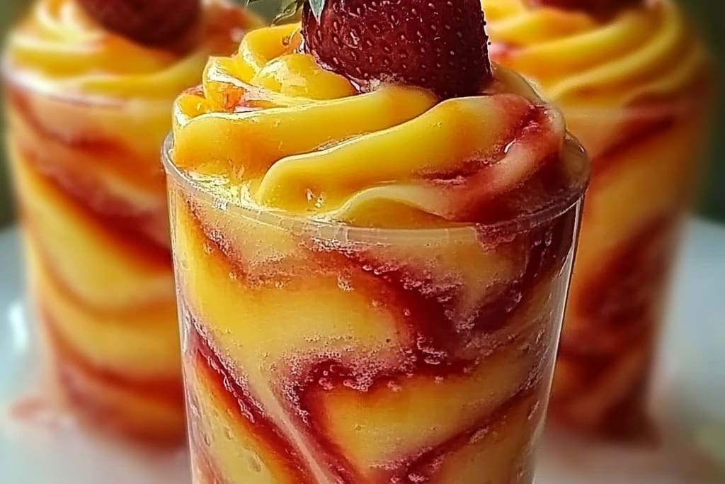 Pineapple Strawberry Swirled Smoothie: An Amazing Ultimate Refreshing Tropical Treat