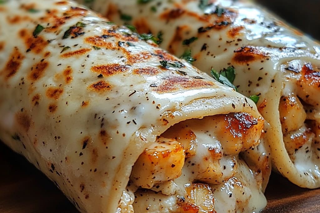 Cheesy Garlic Chicken Wraps: An Incredible Ultimate Recipe for Everyone!