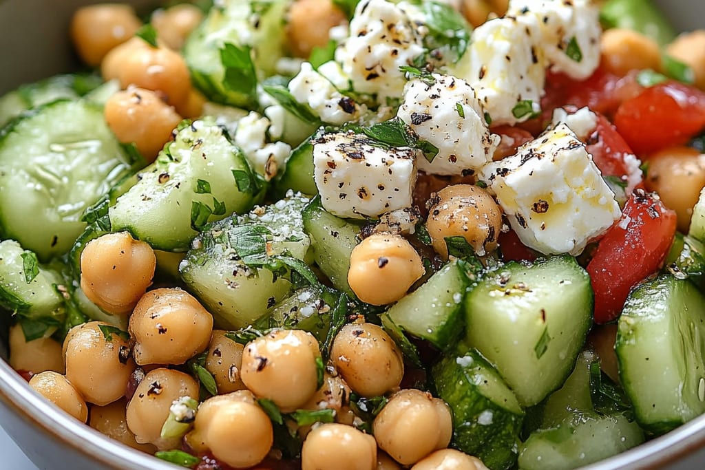 Chickpea Cucumber Feta Salad: An Incredible Ultimate Recipe