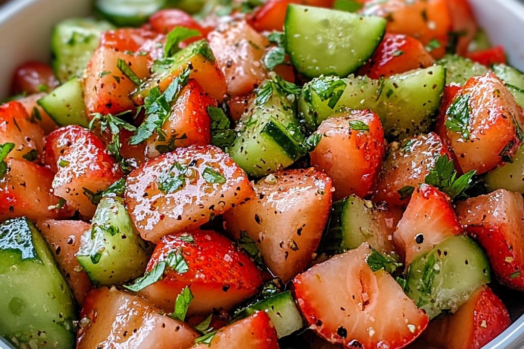 Cucumber Strawberry Salad: An Amazing Ultimate Recipe