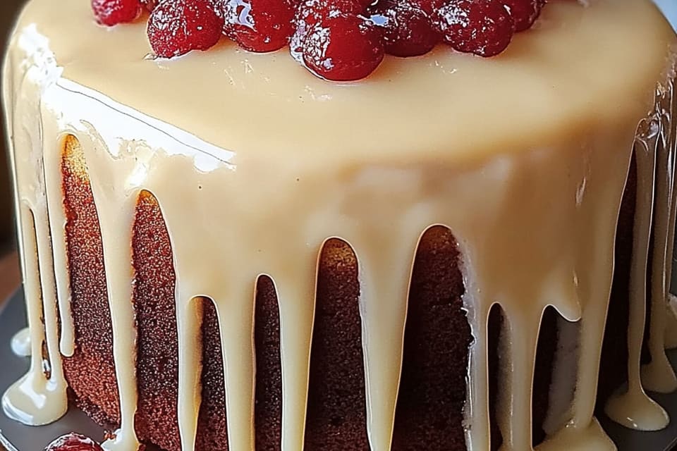 Vanilla Buttermilk Pound Cake with Cream Cheese Glaze: An Incredible 5-Layer Delight