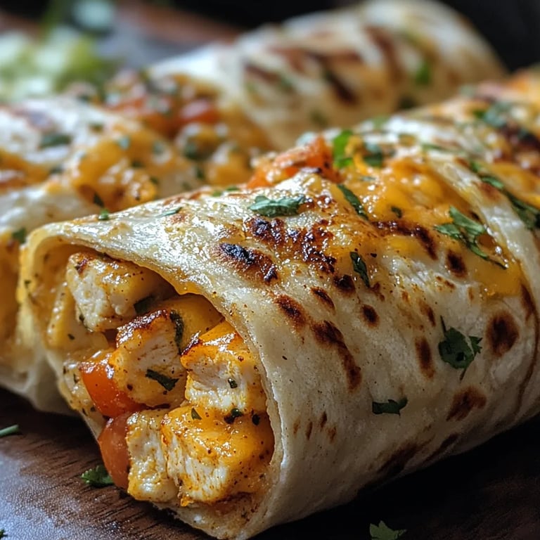 <p>Wraps de Poulet au Fromage et à l’Ail : Une Recette Incroyable Ultime</p>