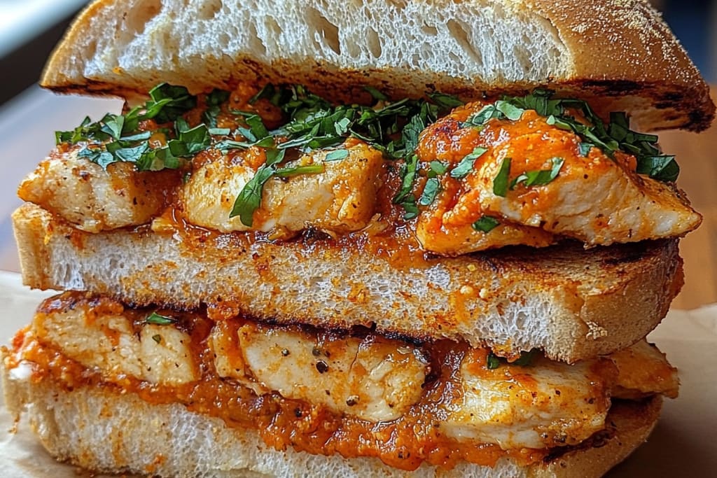 Crunchy Chicken Romesco Sandwich: An Incredible Ultimate Recipe