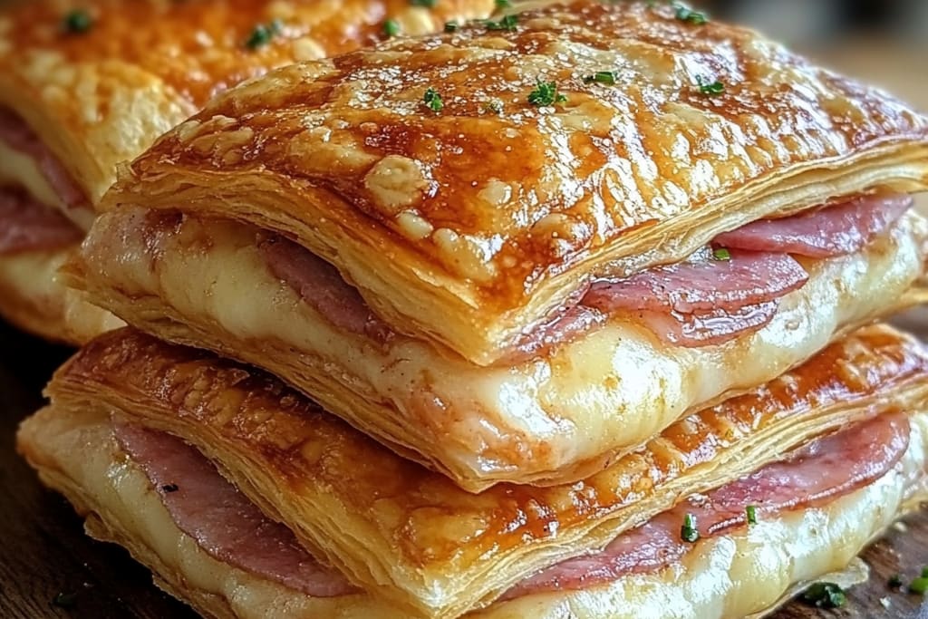 Crispy Ham & Cheese Puff Pastry Stacks: An Incredible Ultimate Recipe
