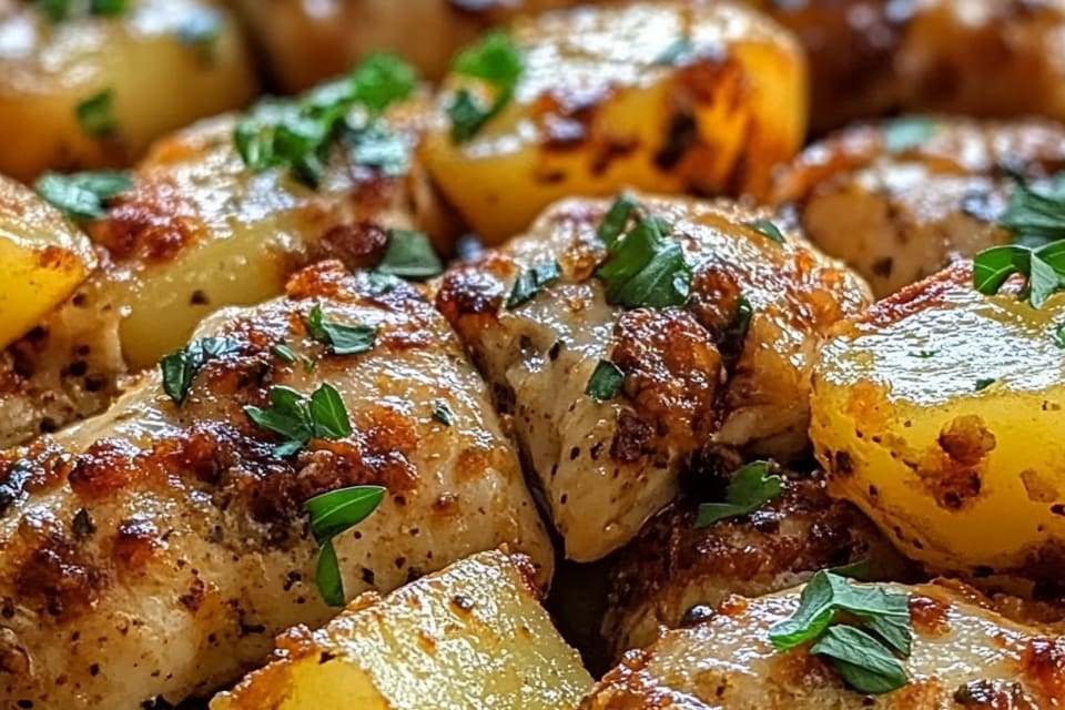 Garlic Parmesan Chicken and Potatoes: An Incredible 7-Step Comfort Food Classic