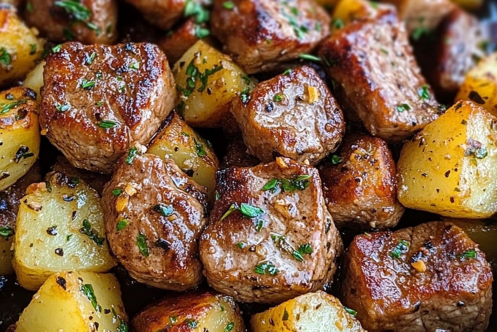 Garlic Butter Steak Bites and Potatoes: An Amazing Ultimate Recipe