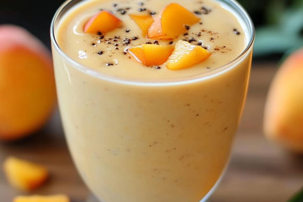 Banana Peach Smoothie: An Amazing Ultimate Treat with 5 Ingredients