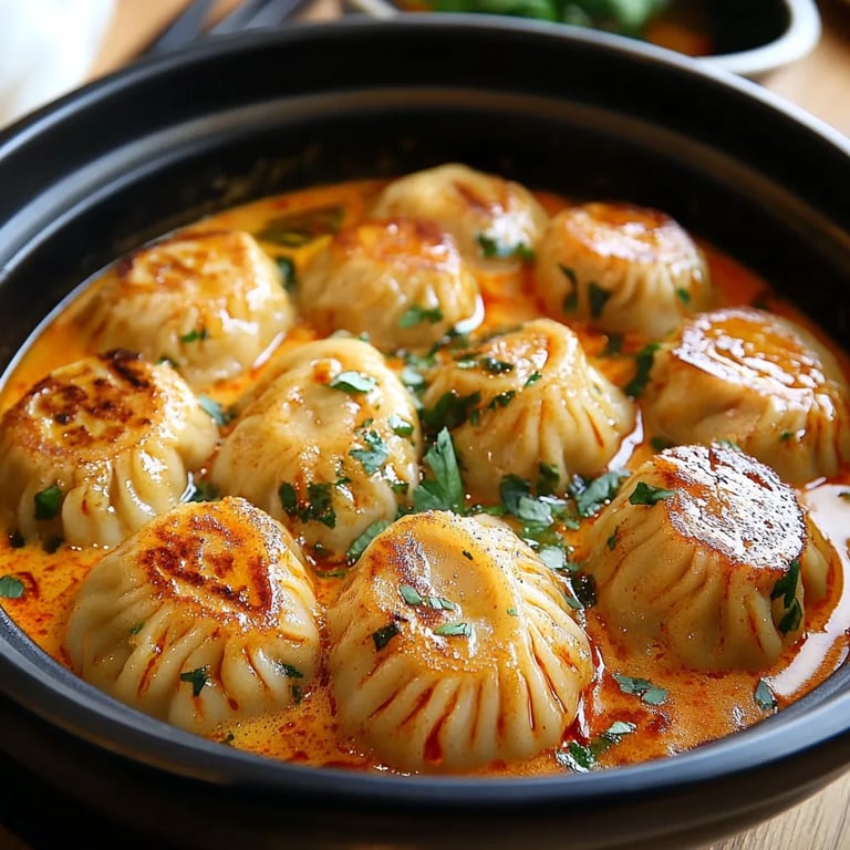 Soup Dumplings in Thai Red Curry Sauce: An Amazing Ultimate Recipe