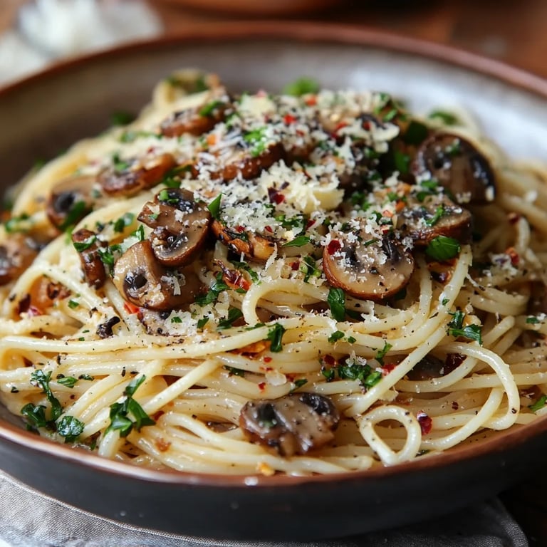 Mushroom and Garlic Spaghetti Dinner: An Amazing Ultimate Recipe