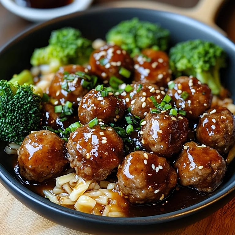 Sticky Mongolian Meatballs & Broccoli: An Amazing Ultimate Recipe