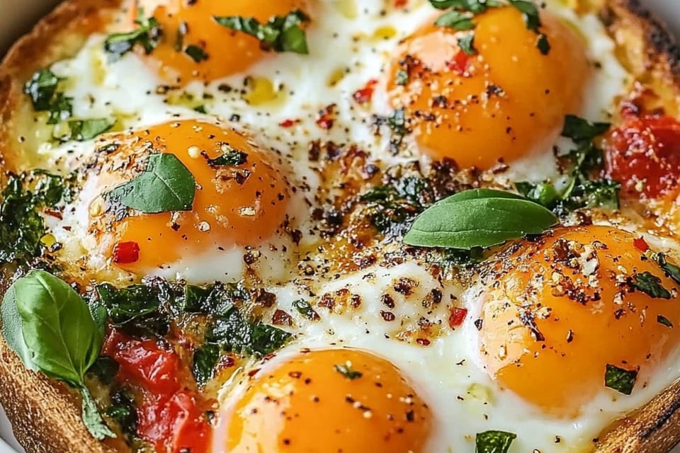 Mediterranean Baked Feta Eggs: An Incredible Amazing Recipe