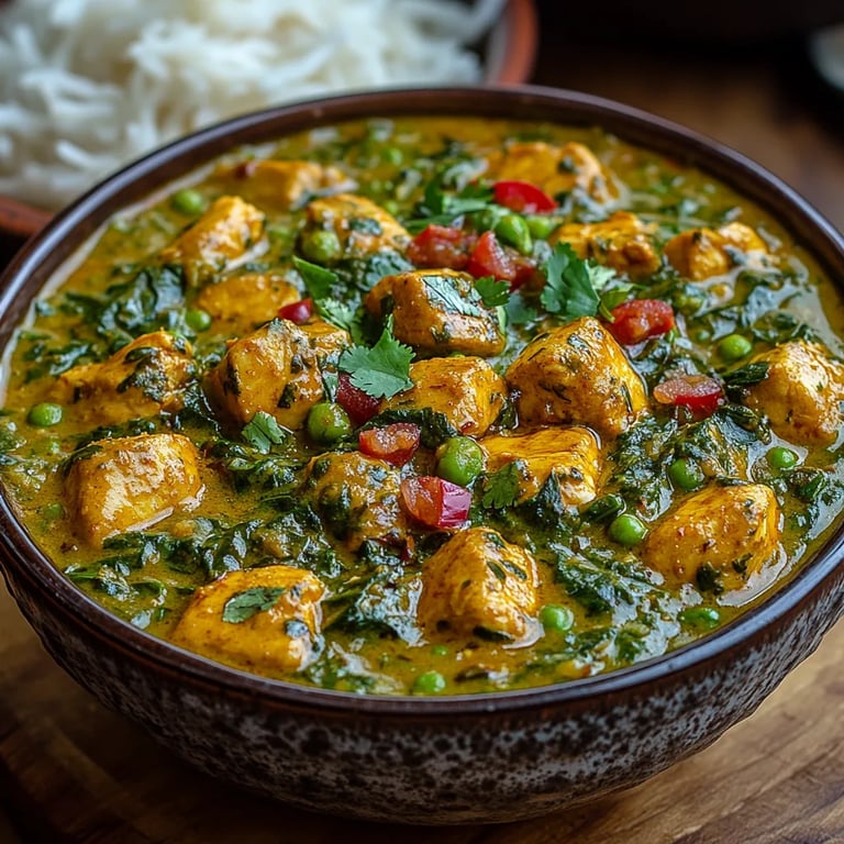 Curry Indien de Poulet au Saag : Une Recette Incroyable Ultime