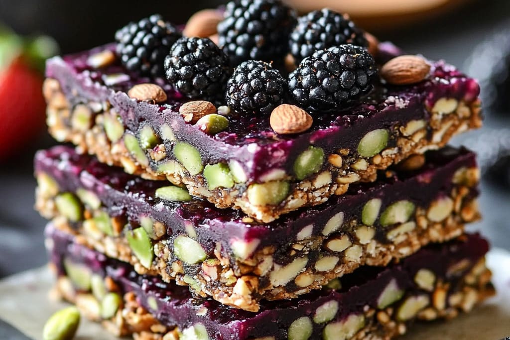 Blackberry Pistachio Dream Bars: An Amazing Ultimate Gluten-Free Treat