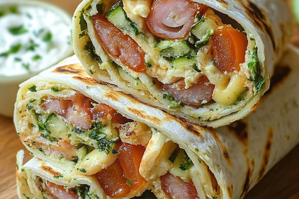 Wraps au Fromage Frais, Concombre et Saumon Fumé : L’Incroyable Recette Ultime