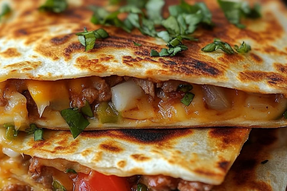 Quesadillas à la Viande Hachée : Une Explosion de Saveurs Réconfortantes