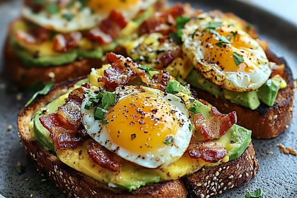 Avocado Bacon & Egg Toasts: The Incredible Ultimate Recipe That Blooms with Flavor
