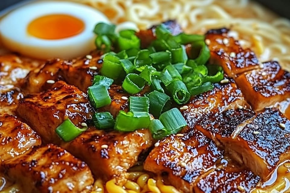 Fiery Chicken Ramen with Creamy Garlic: An Incredible Spicy Comfort Food Adventure