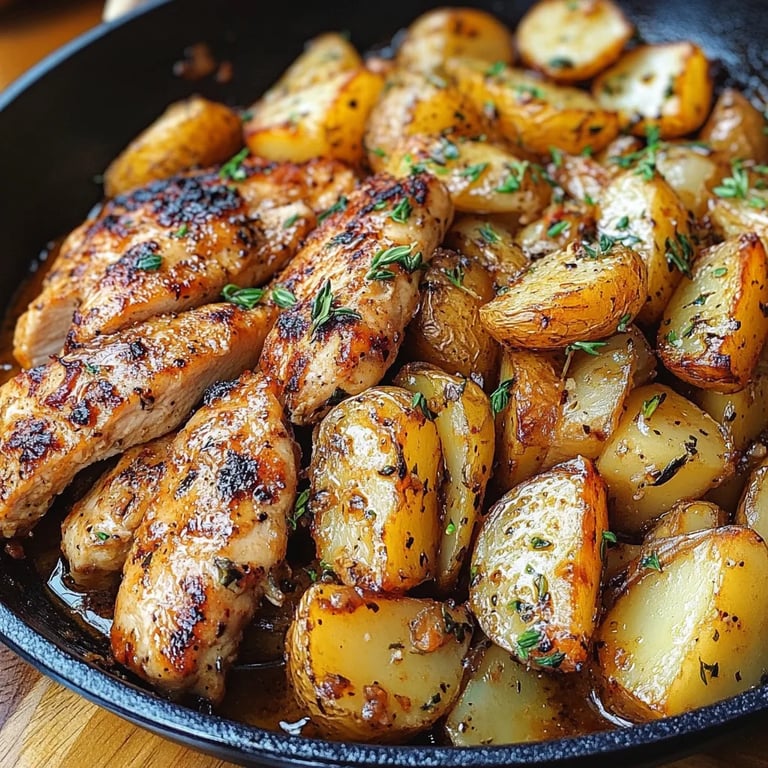 Garlic Butter Chicken & Potatoes Skillet: An Incredible Ultimate Recipe