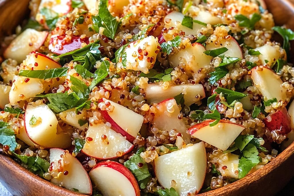 Honey Mustard Quinoa Apple Salad: An Incredible Ultimate Delight