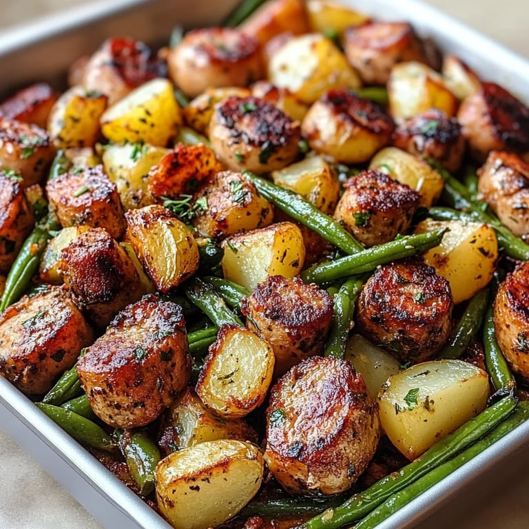 Sheet Pan Sausage with Potatoes & Green Beans: An Incredible Ultimate Recipe