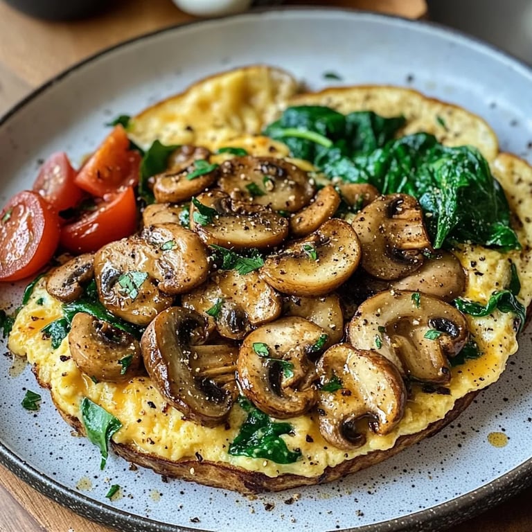 Mushroom-Spinach Scrambled Eggs: An Amazing Ultimate Recipe