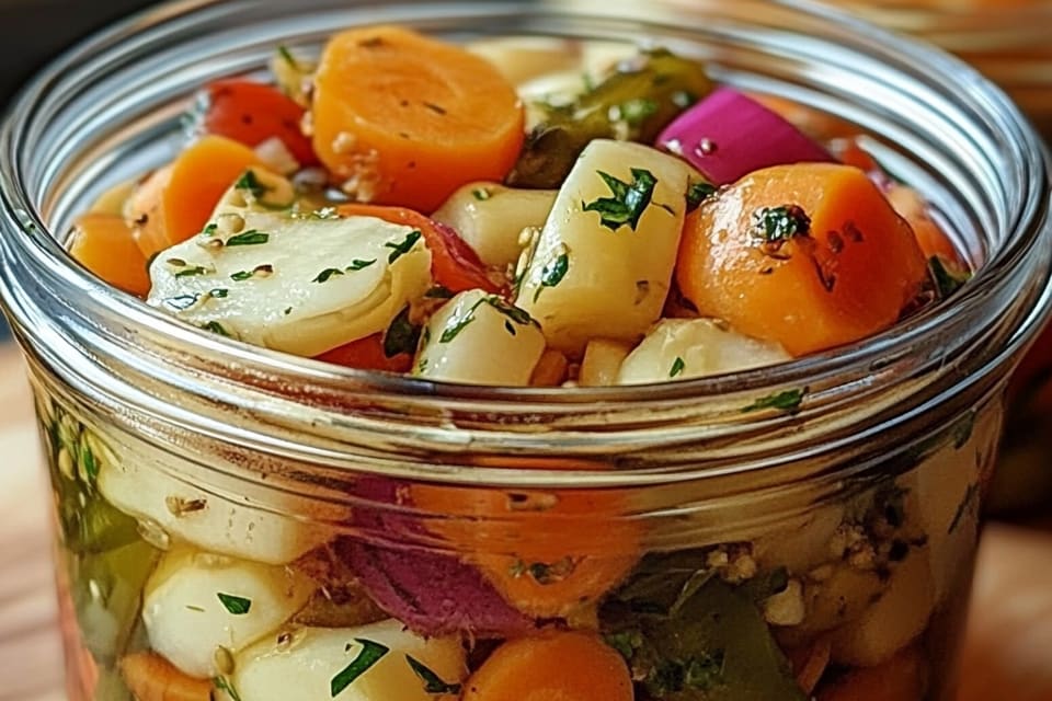 Crunchy Tangy Refrigerator Pickled Vegetables: An Amazing Ultimate Recipe