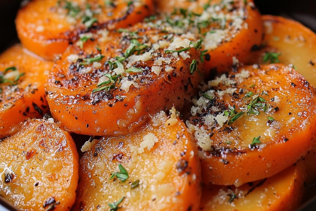 Roasted Sweet Potatoes with Garlic and Parmesan: An Incredible 7-Step Recipe