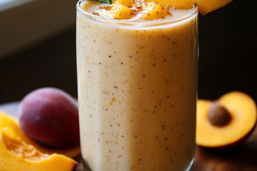 Creamy Peach Smoothie: An Incredible Refreshing Delight