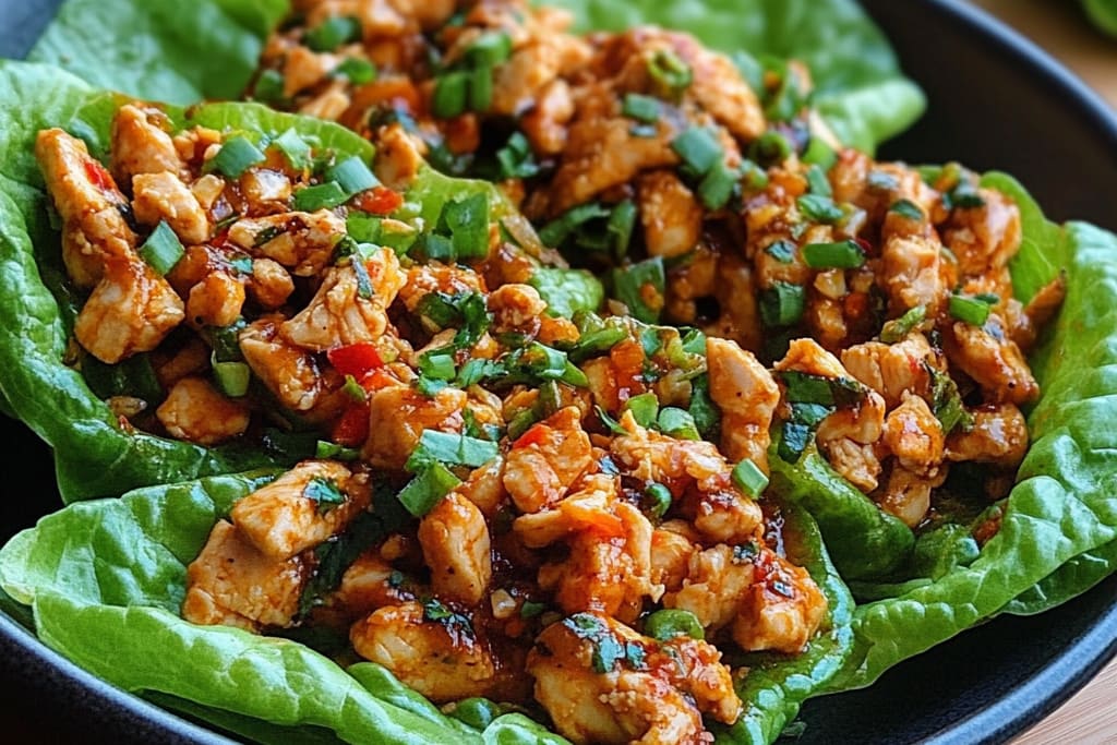 Thai Chicken Lettuce Wraps: An Incredible Ultimate Recipe for 6
