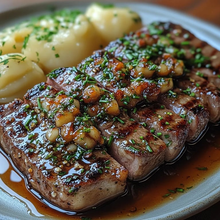 Contre-filet avec sauce à l’ail rôti : Une Recette Incroyable Ultime