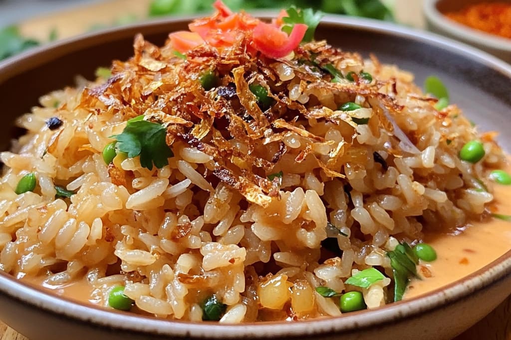 Satay Crispy Rice Salad : Une Incroyable Explosion de Saveurs et de Textures