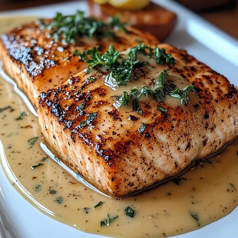 Blackened Salmon Bliss w/ Creamy Dijon Sauce: An Incredible 5-Step Recipe