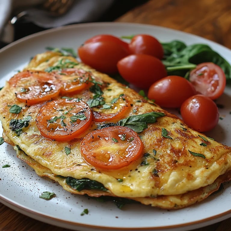 Omelette aux Épinards et au Fromage : Une Recette Incroyable Ultime