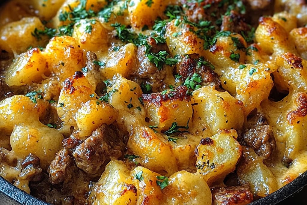 Cheesy One Pot Beef and Potatoes: The Incredible Ultimate Recipe