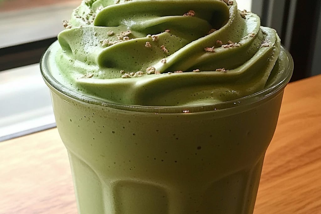 Creamy & Refreshing Matcha Frappe: An Incredible 7-Ingredient Healthy Drink