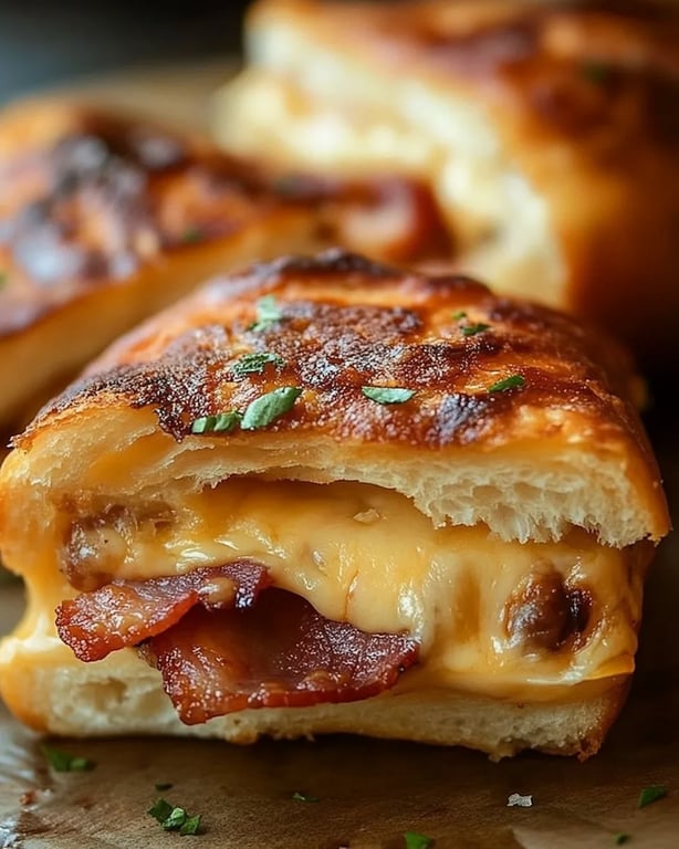 Chaussons au Fromage et au Bacon : Une Recette Incroyable Ultime