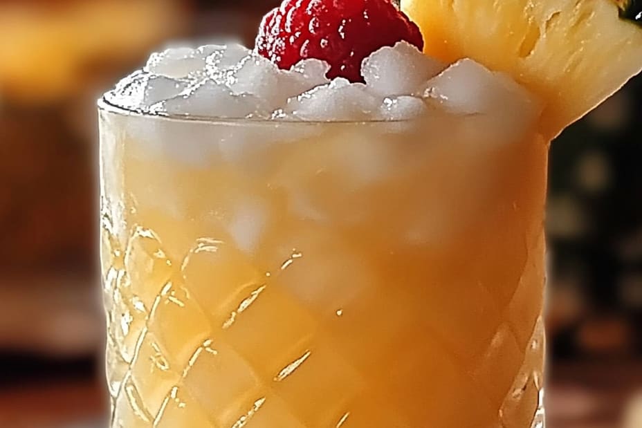 Snowy Pineapple Punch : Un Cocktail Crémeux et Exotique Incroyable