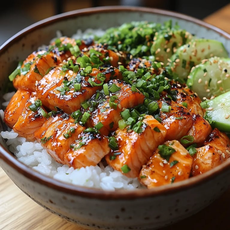 Bol Croustillant de Saumon et Riz : Une Recette Incroyable Ultime