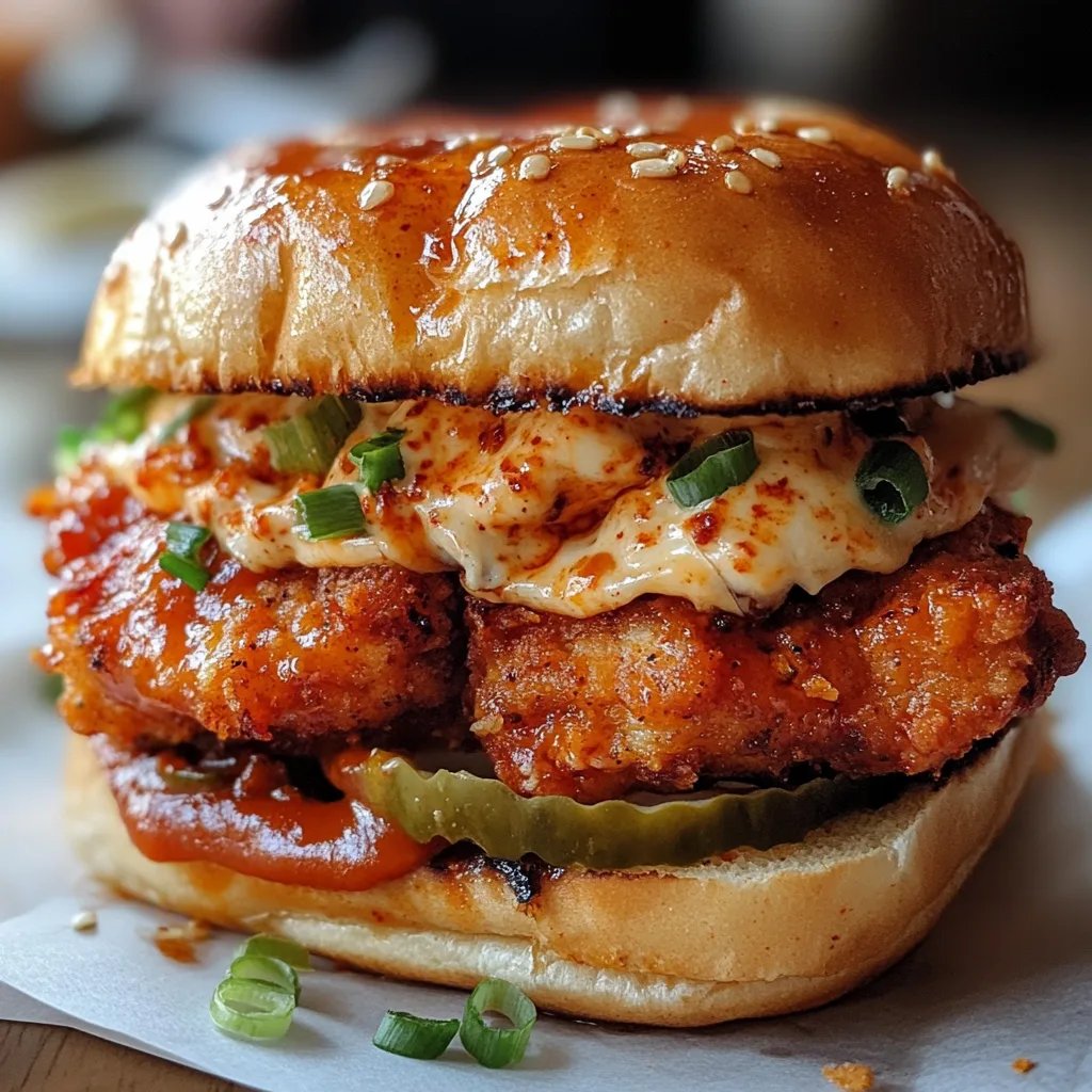 Spicy Korean Fried Chicken Sandwiches: An Incredible 7-Step Recipe